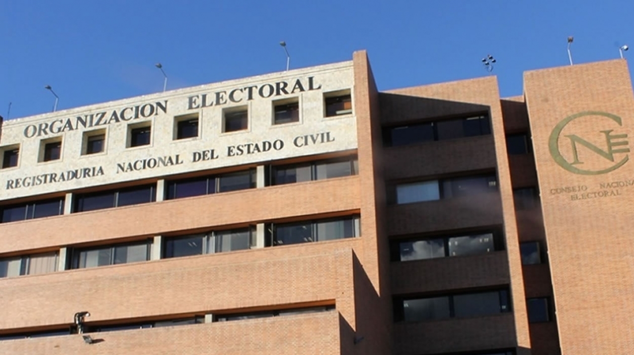 Fachada de la Organización Electoral - Registraduría Nacional del Estado Civil - Consejo Nacional Electoral