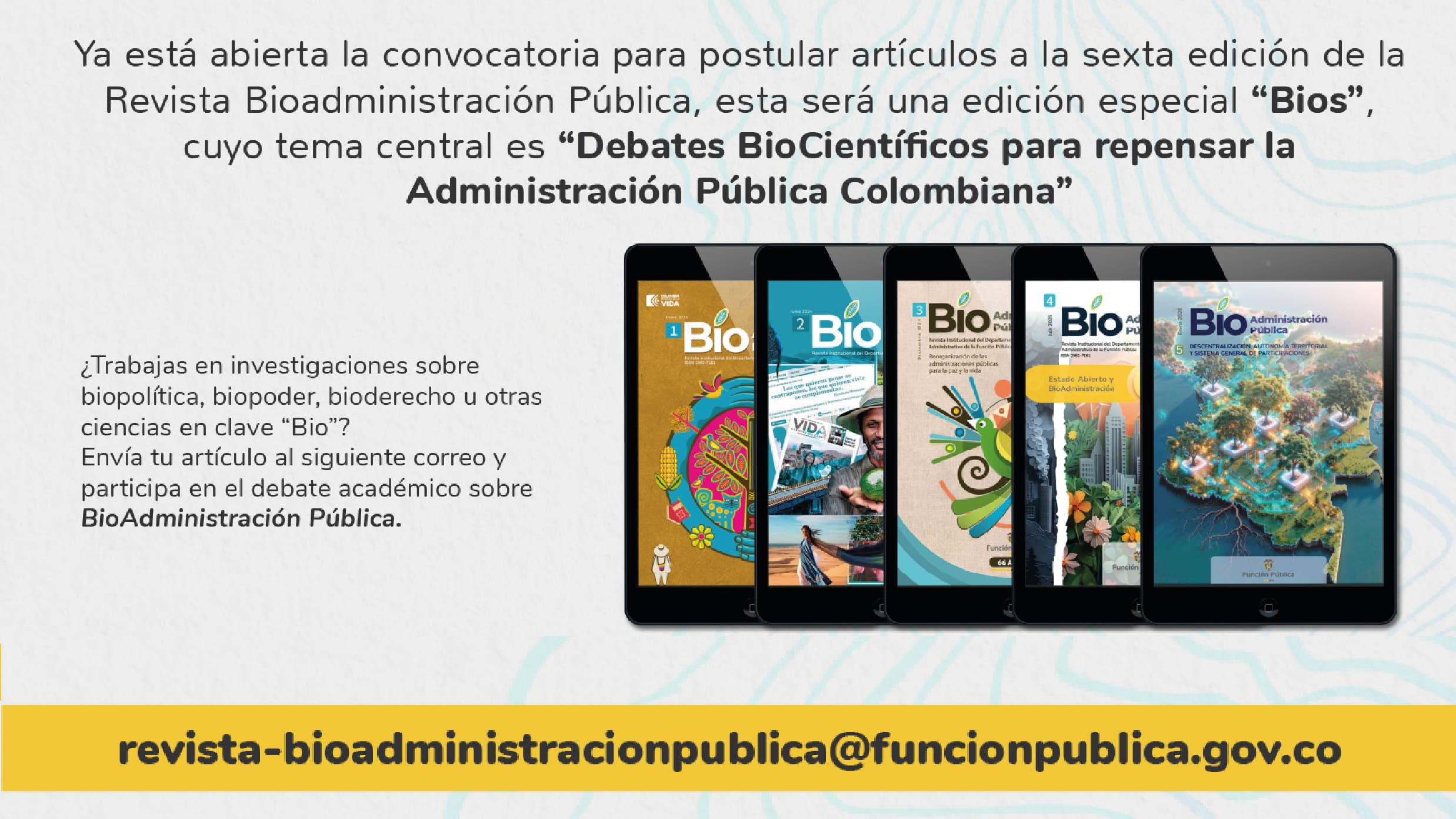 ¡Nueva Convocatoria!