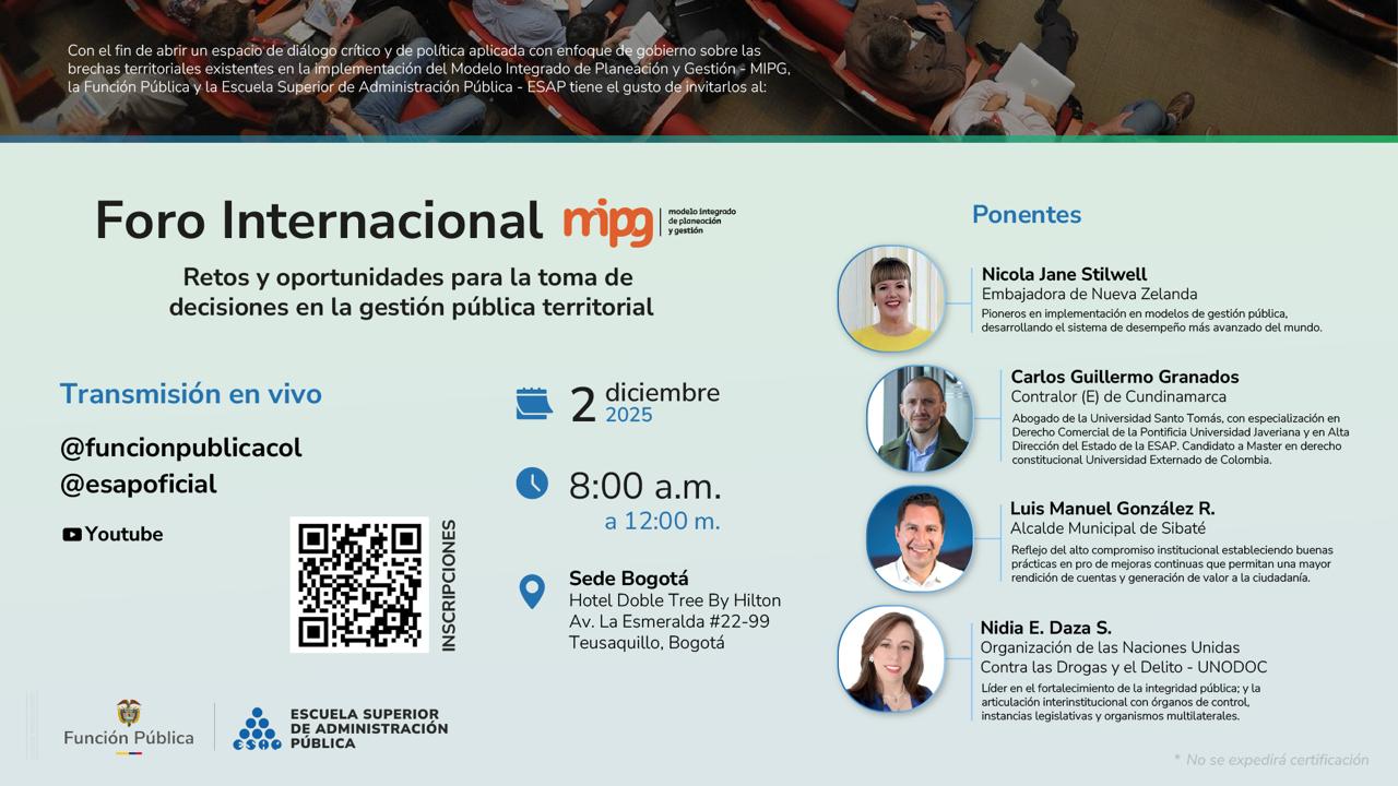Foro Internacional MIPG
