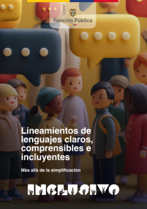 Portada de Lineamientos de lenguajes claros, comprensibles e incluyentes - Más allá de la simplificación