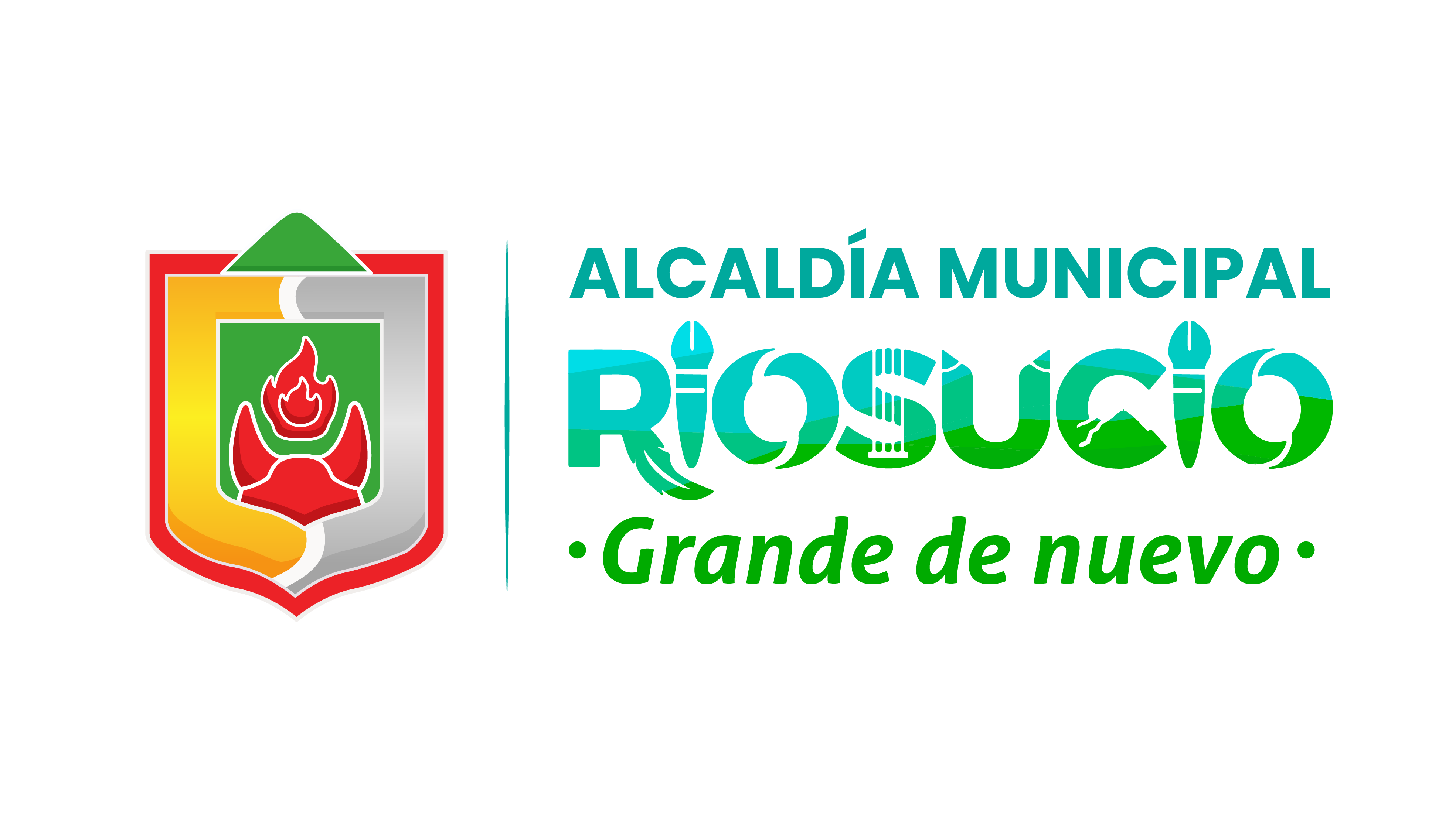 Escudo y Logo Alcaldía de Riosucio - disposición vertical