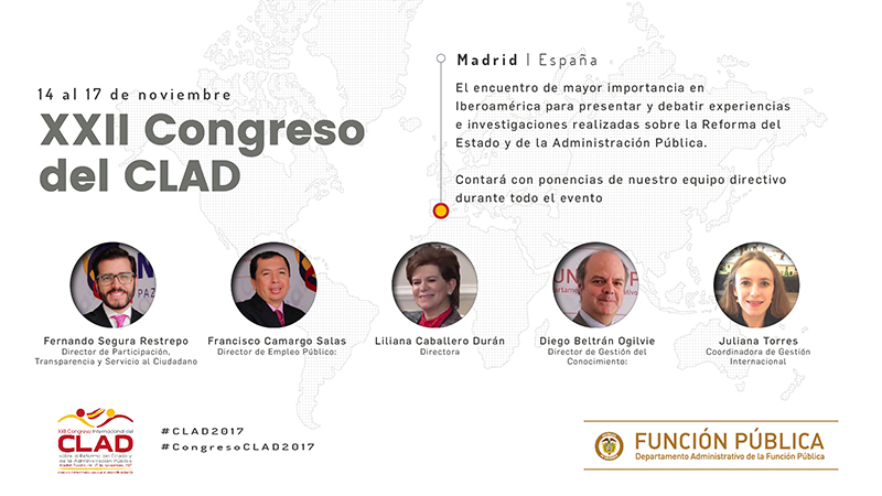 XXII Congreso del Clad en Madrid, España