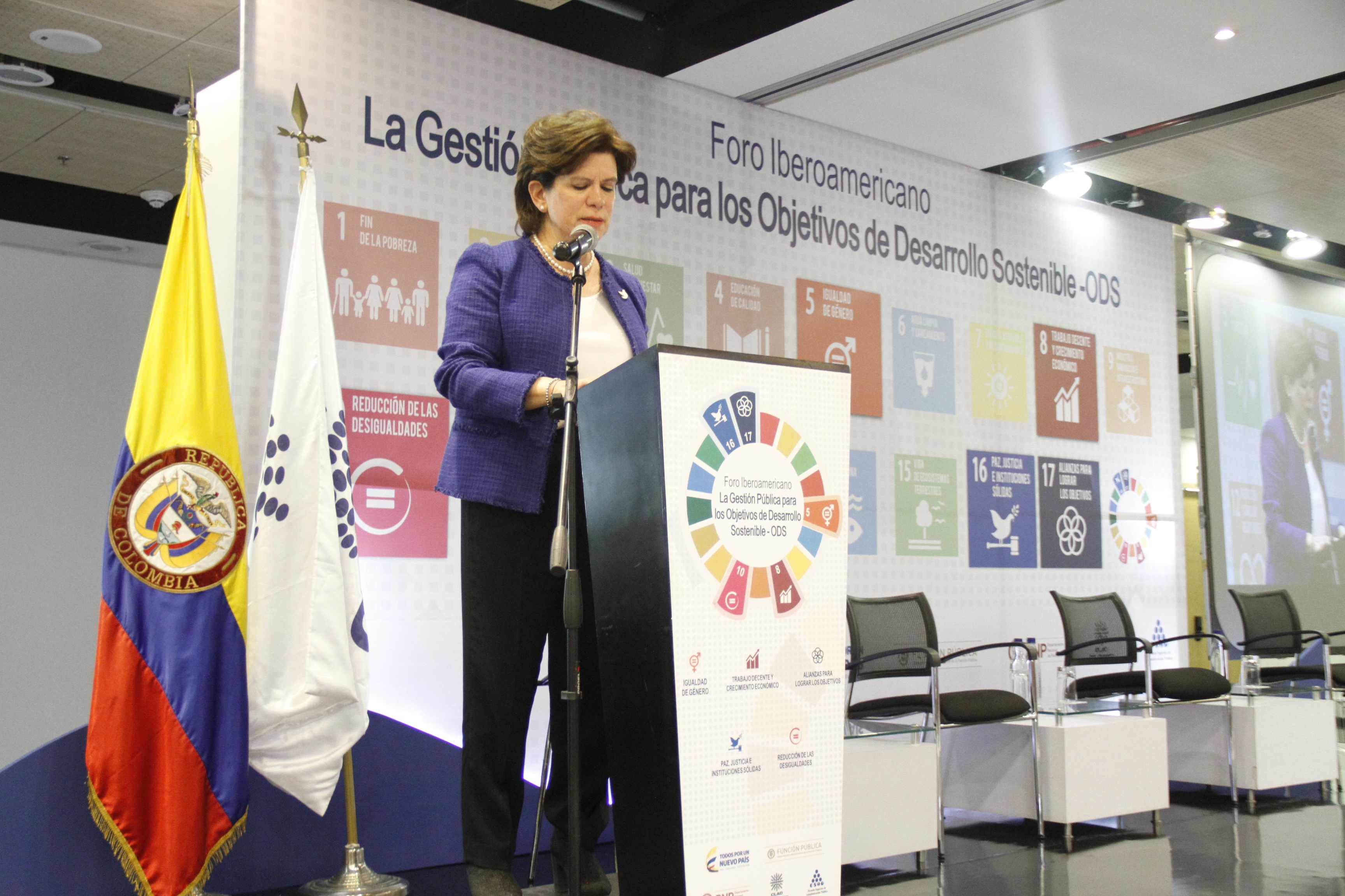 Directora de Función Pública, Liliana Caballero, en el Foro Iberoamericano: la gestión pública para los Objetivos de Desarrollo Sostenible-ODS