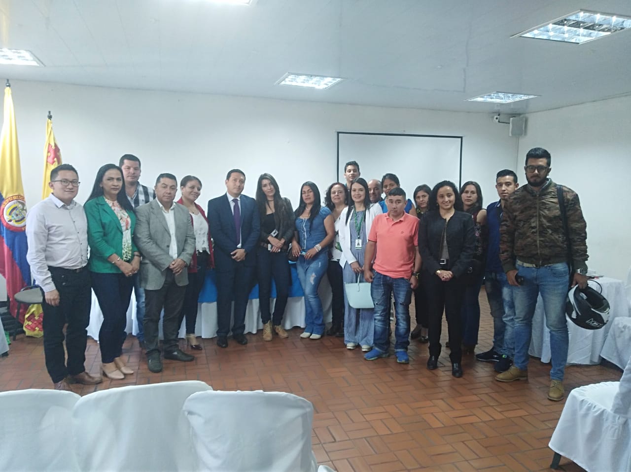Grupo de trabajo del Banco de Éxitos en Popayán