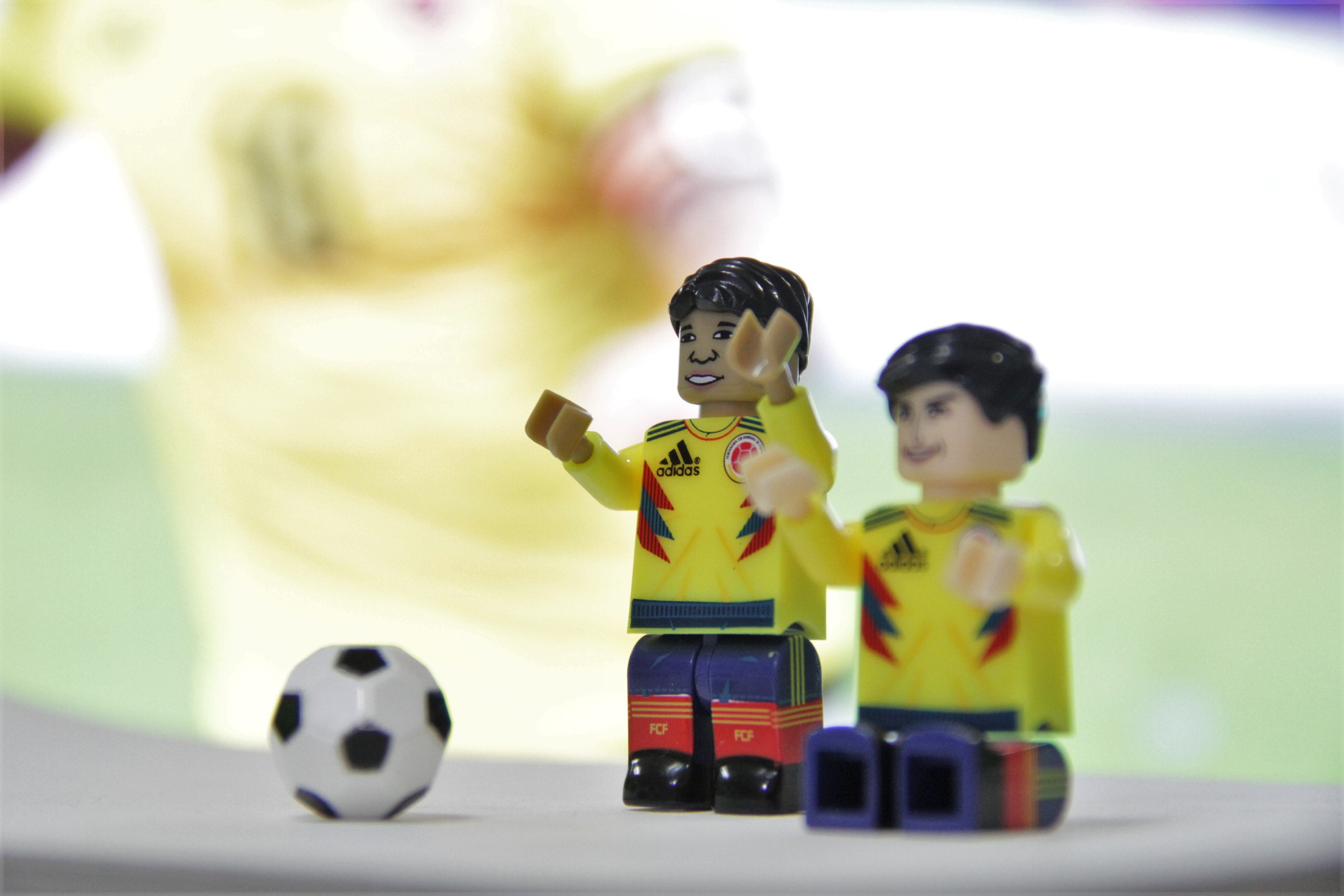 Muñecos de jugadores de fútbol