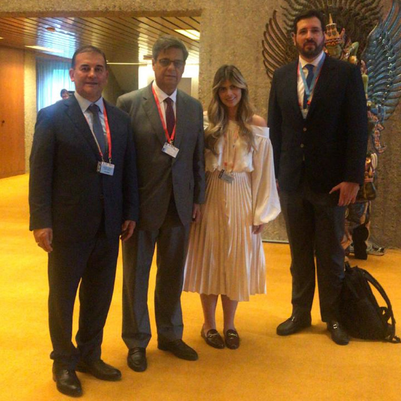Delegación colombiana de gobierno en la Cumbre Internacional de la OIT