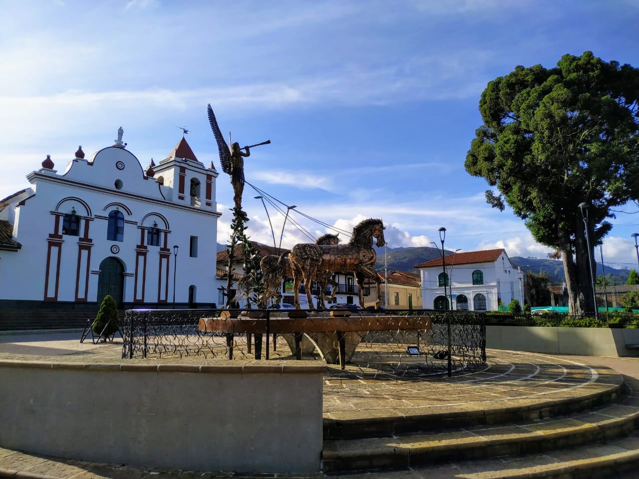 Foto del parque ventral de un municipio