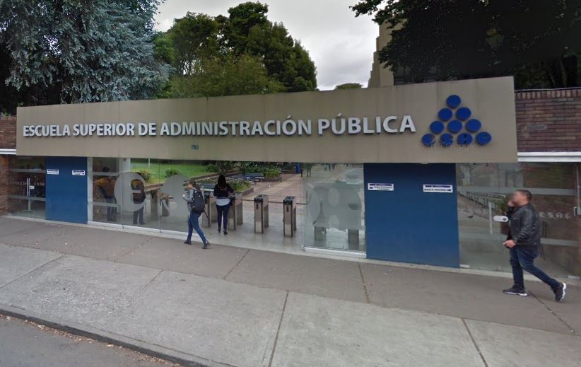 Foto de la fachada de la sede de la ESAP en Bogotá