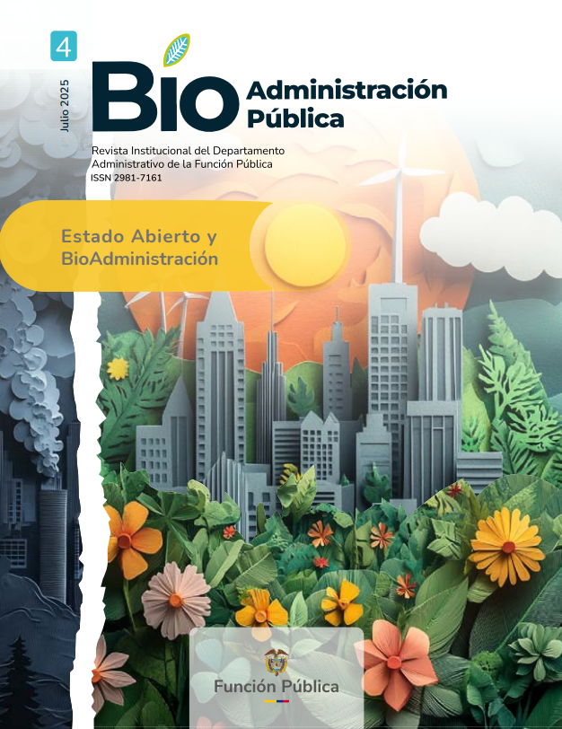 Portada publicaci n BioAdministración Pública No. 4 - Revista Institucional del Departamento Administrativo de la Función Pública