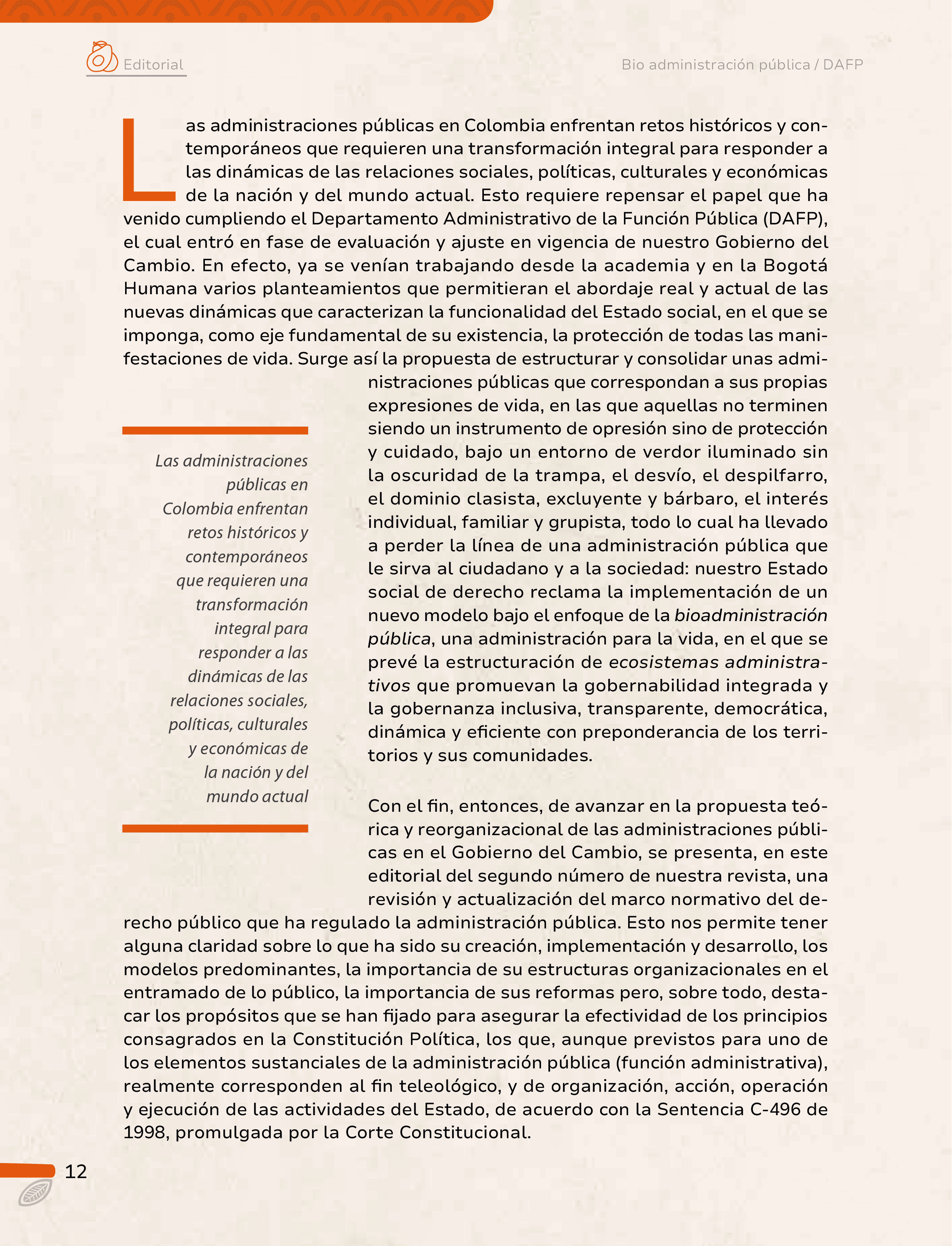 Revista BioAdministración 2da Ed.