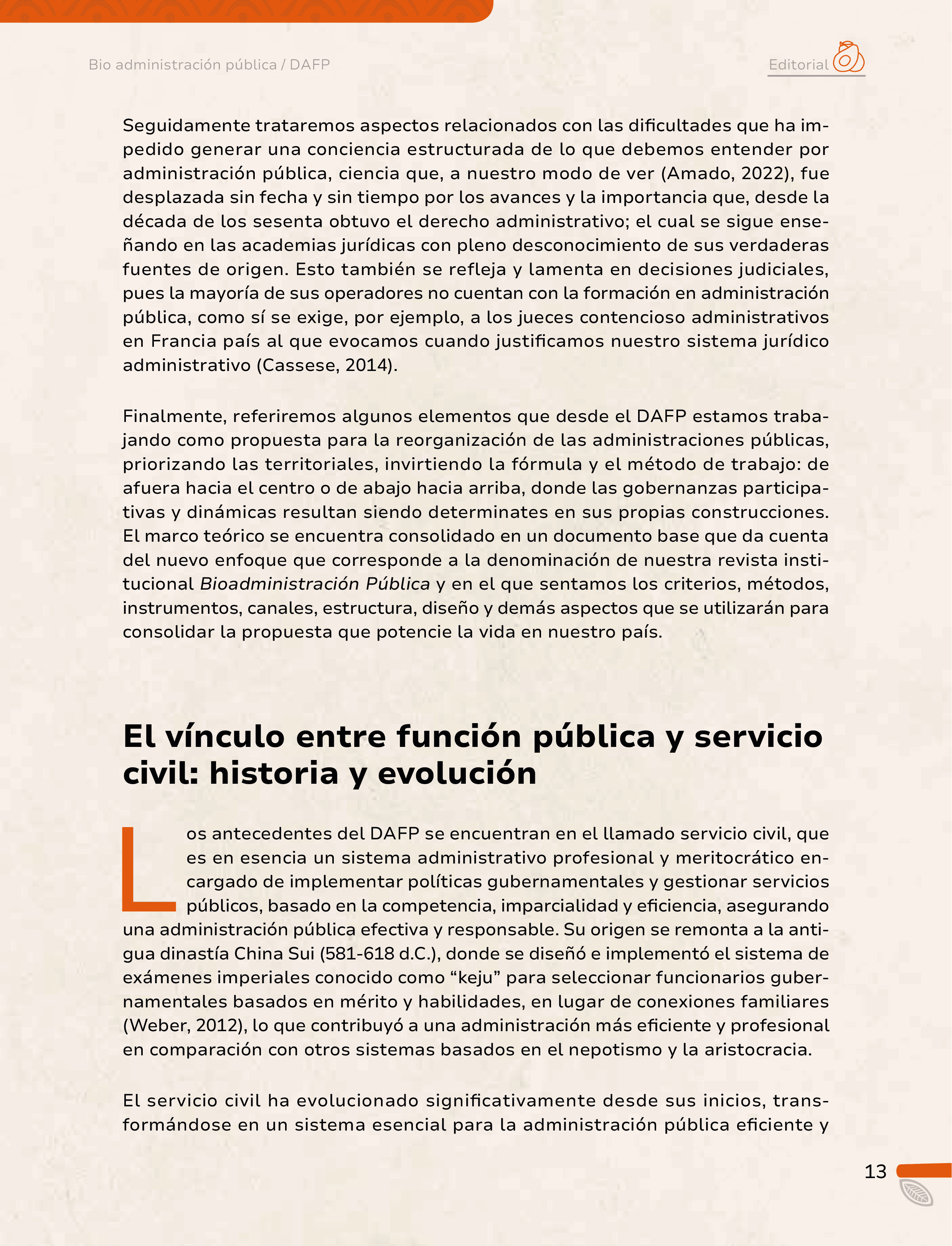 Revista BioAdministración 1ra Ed.