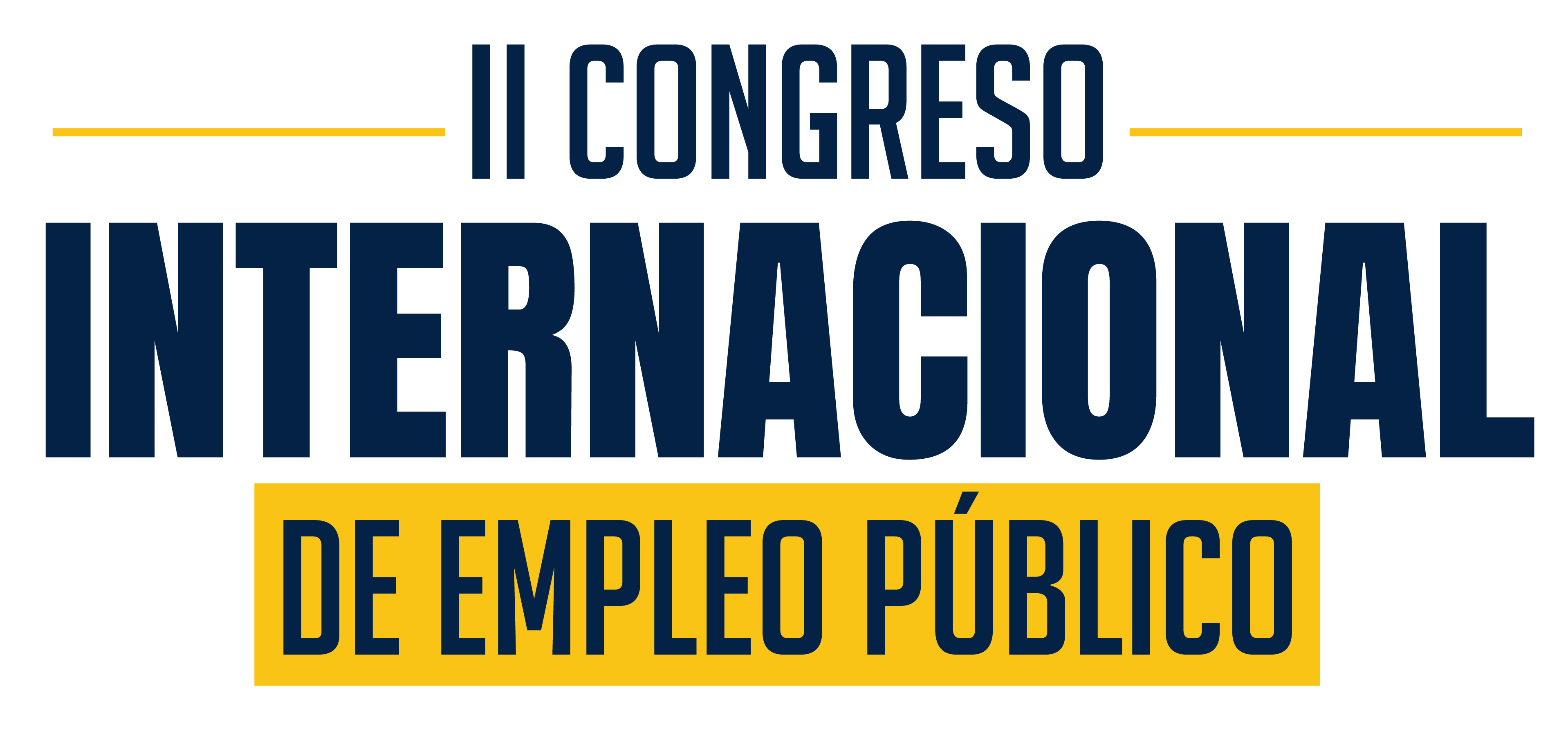 Logo II Congreso Internacional de Empleo Público