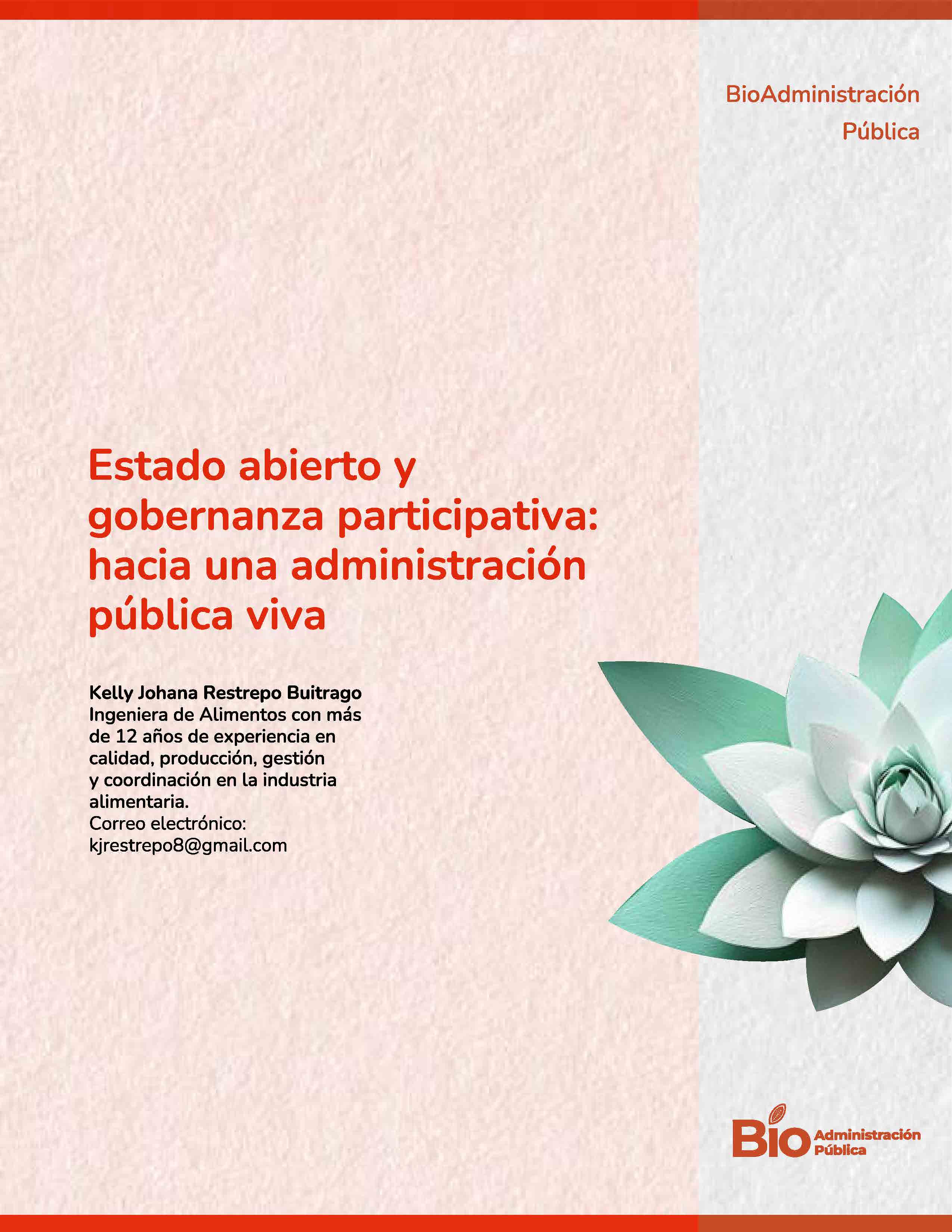 Revista BioAdministración 4ta Ed.