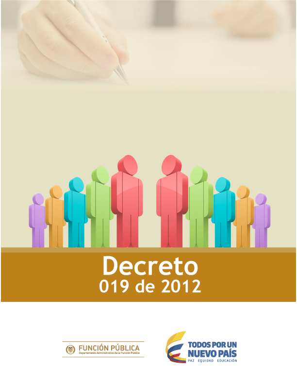 Decreto Ley 019 de 2012