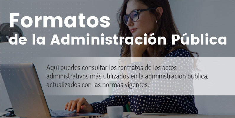 Formatos de la Administración Pública