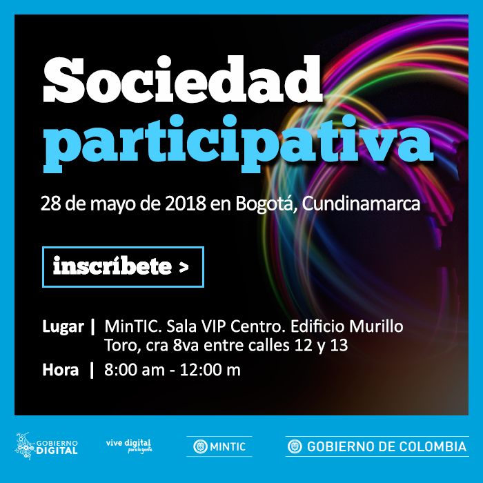 Sesión Presencial - Gobierno Digital - Sociedad Participativa