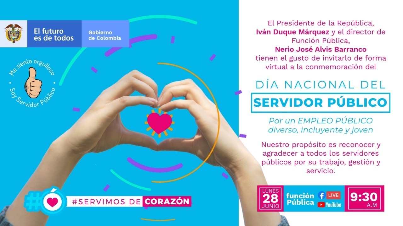 Invitación | Conmemoración del Día Nacional del Servidor Público | 28 de junio