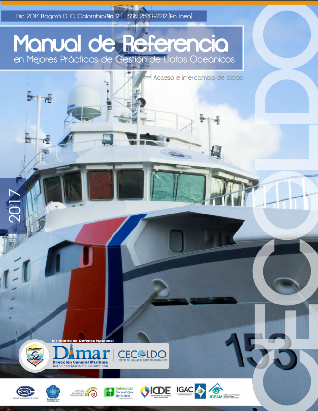 Manual de Referencia en Mejores Prácticas de Gestión de Datos Oceánicos. Número 2/2017.