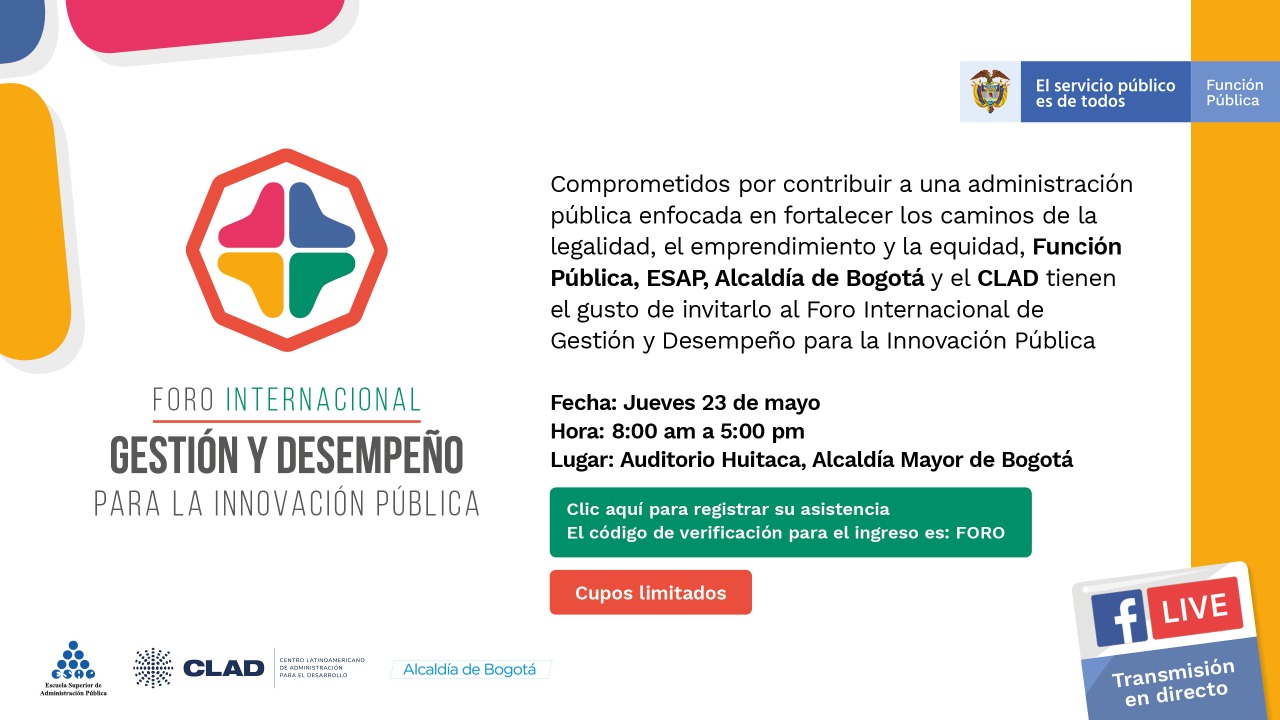 Foro Internacional de Gestión y Desempeño para la Innovación Pública