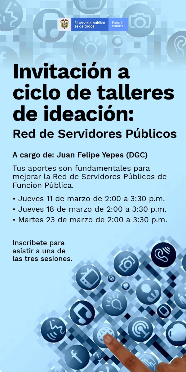 Invitación taller de Ideación|Red de Servidores Públicos