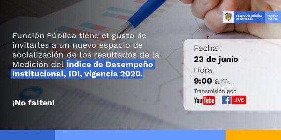Estamos en vivo | Socialización de resultados FURAG 2020 