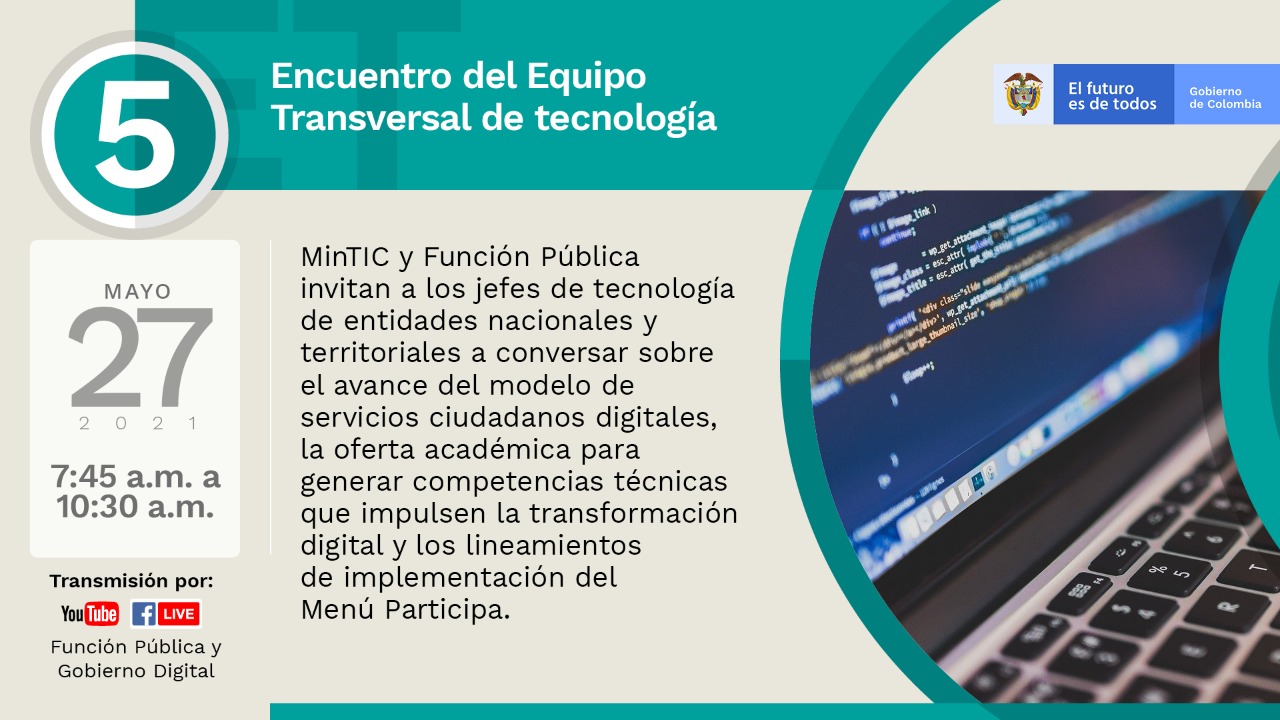 Quinto Encuentro del Equipo Transversal de Tecnología 