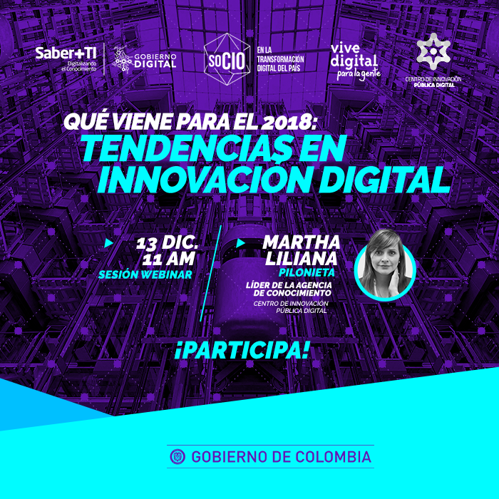 Memorias - Webinar Qué viene para el 2018: tendencias en innovación digital