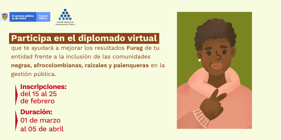 Servidores públicos y contratistas esta oportunidad es para ustedes | Programa de capacitación sobre trato digno con enfoque de derechos y diferencial étnico a las comunidades NARP Servidores públicos y contratistas esta oportunidad es para ustedes | Programa de capacitación sobre trato digno con enfoque de derechos y diferencial étnico a las comunidades NARP