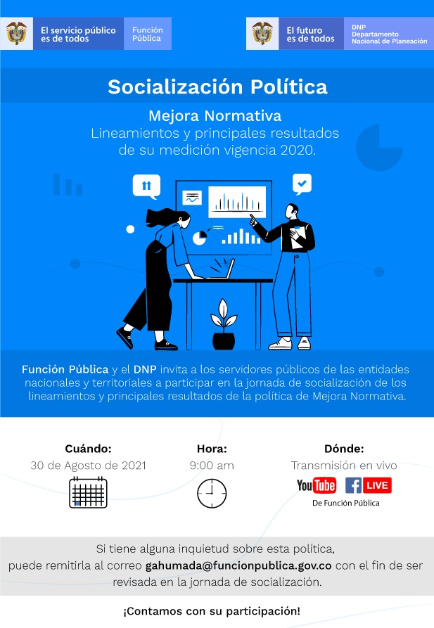 Ciclos de capacitación de políticas de gestión y desempeño institucional | Política de mejora normativa
