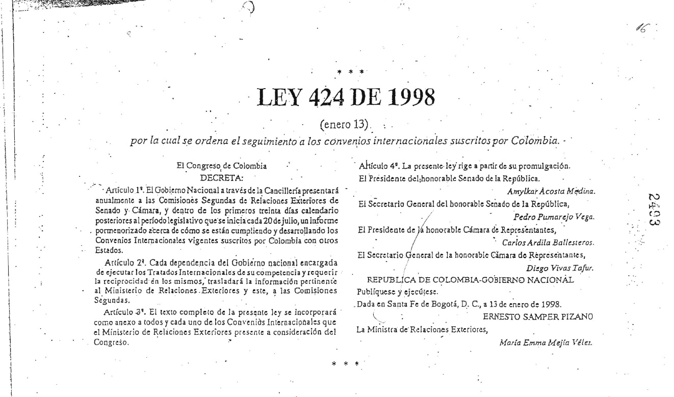 LEY 424
